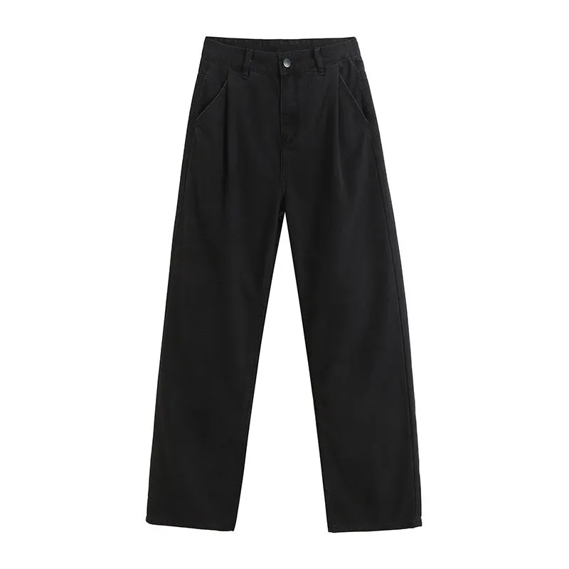 Breathable Straight-Leg Jeans