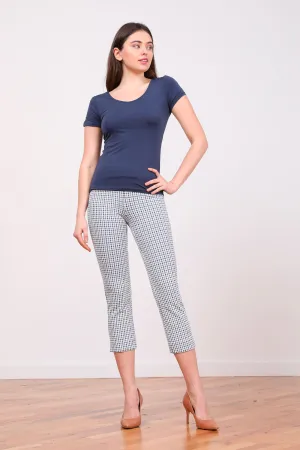 BRIGITTE Houndstooth Slate