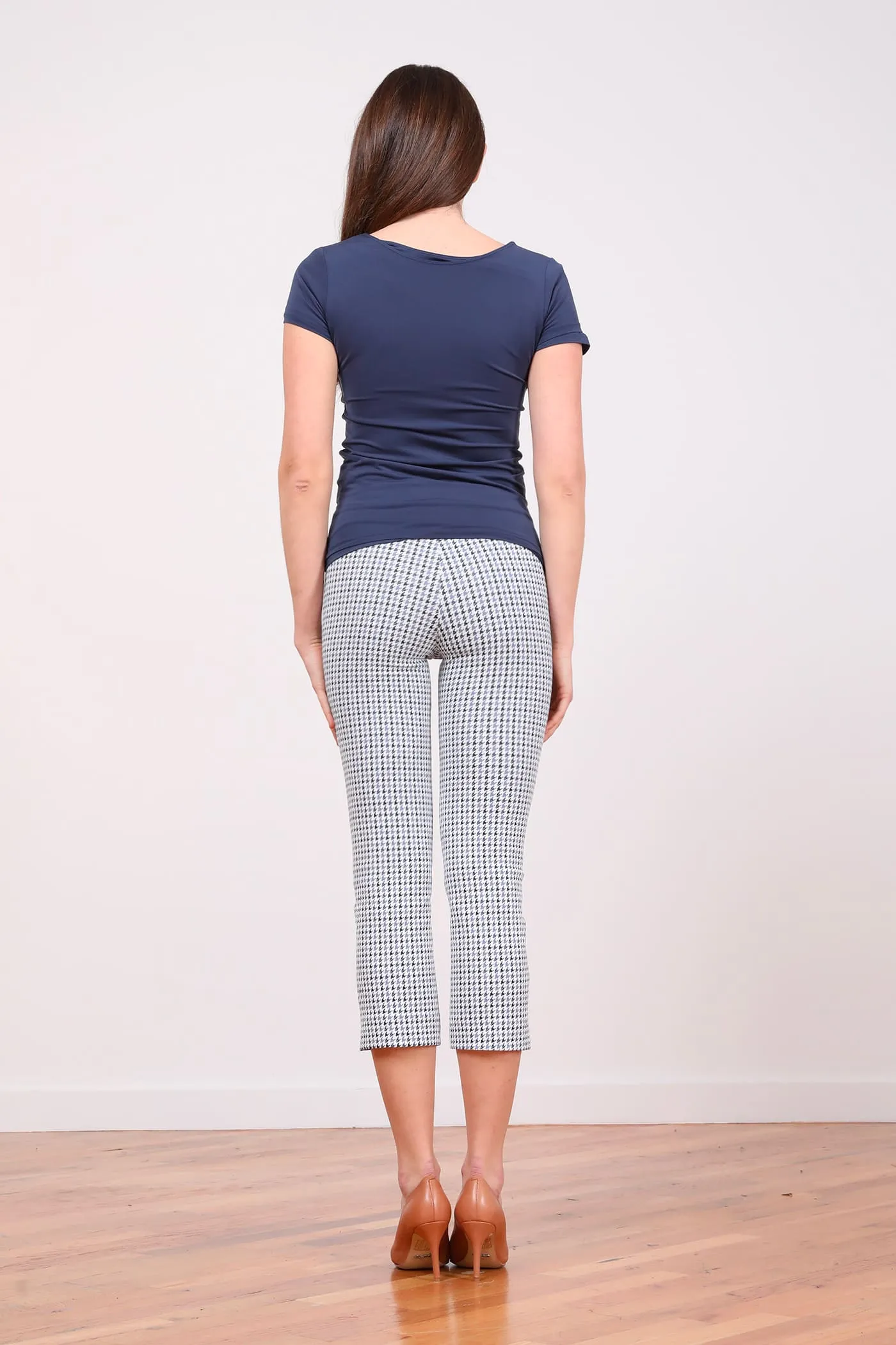 BRIGITTE Houndstooth Slate