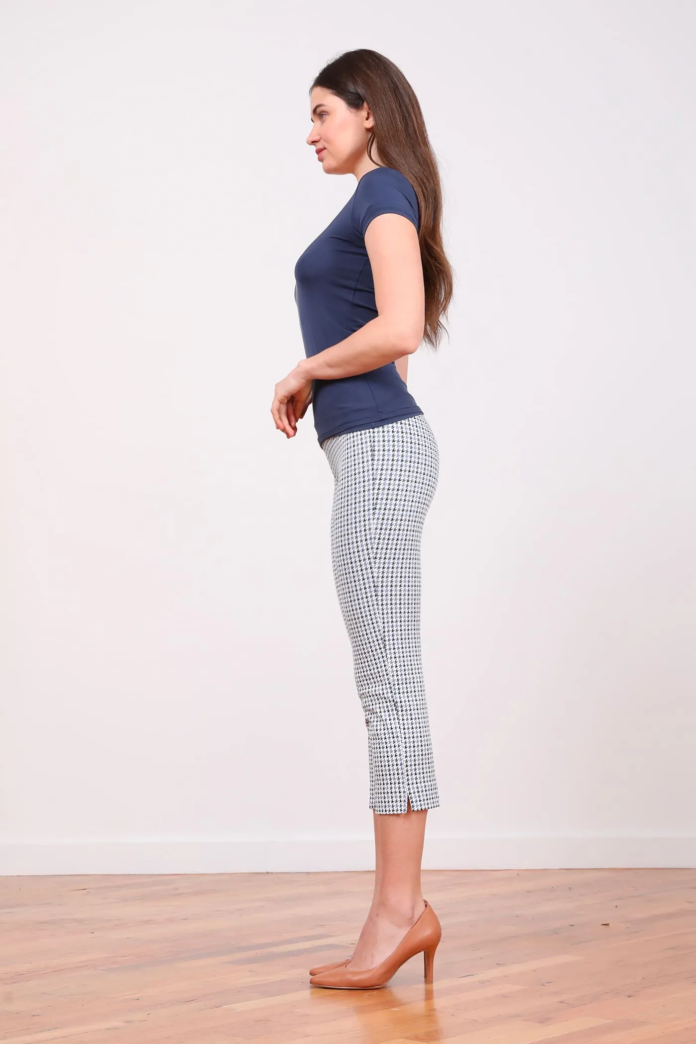 BRIGITTE Houndstooth Slate