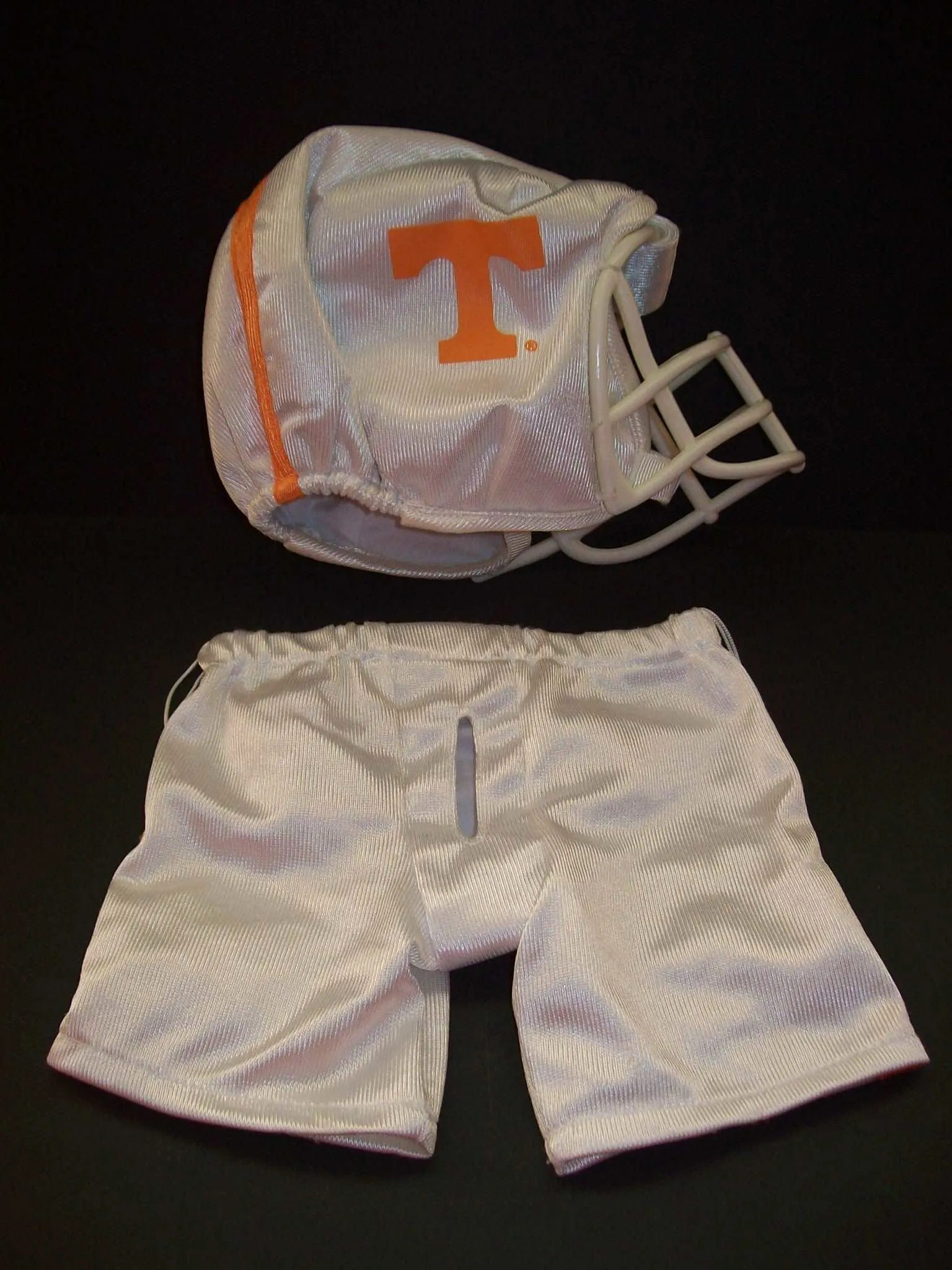 Build A Bear White T Football Outfit