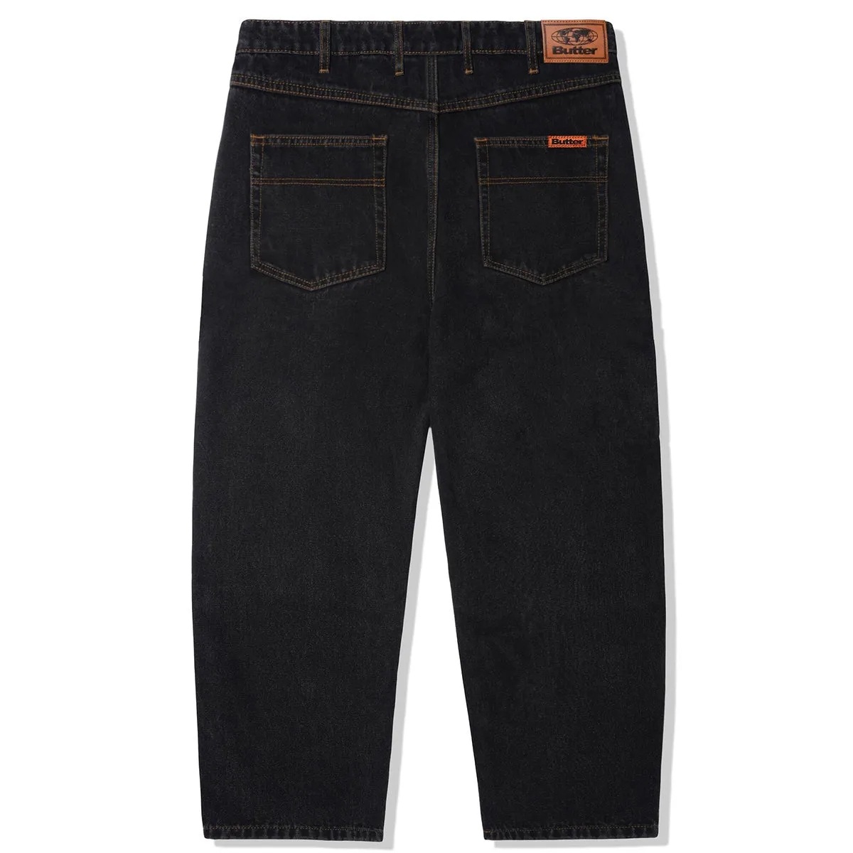 Butter Goods - Baggy Denim Jeans Washed Black