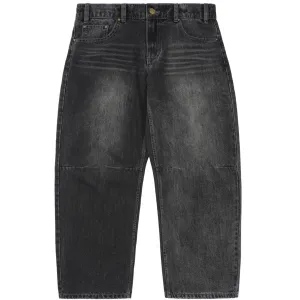 Butter Goods - Wide Cut Denim Jeans Washed Black