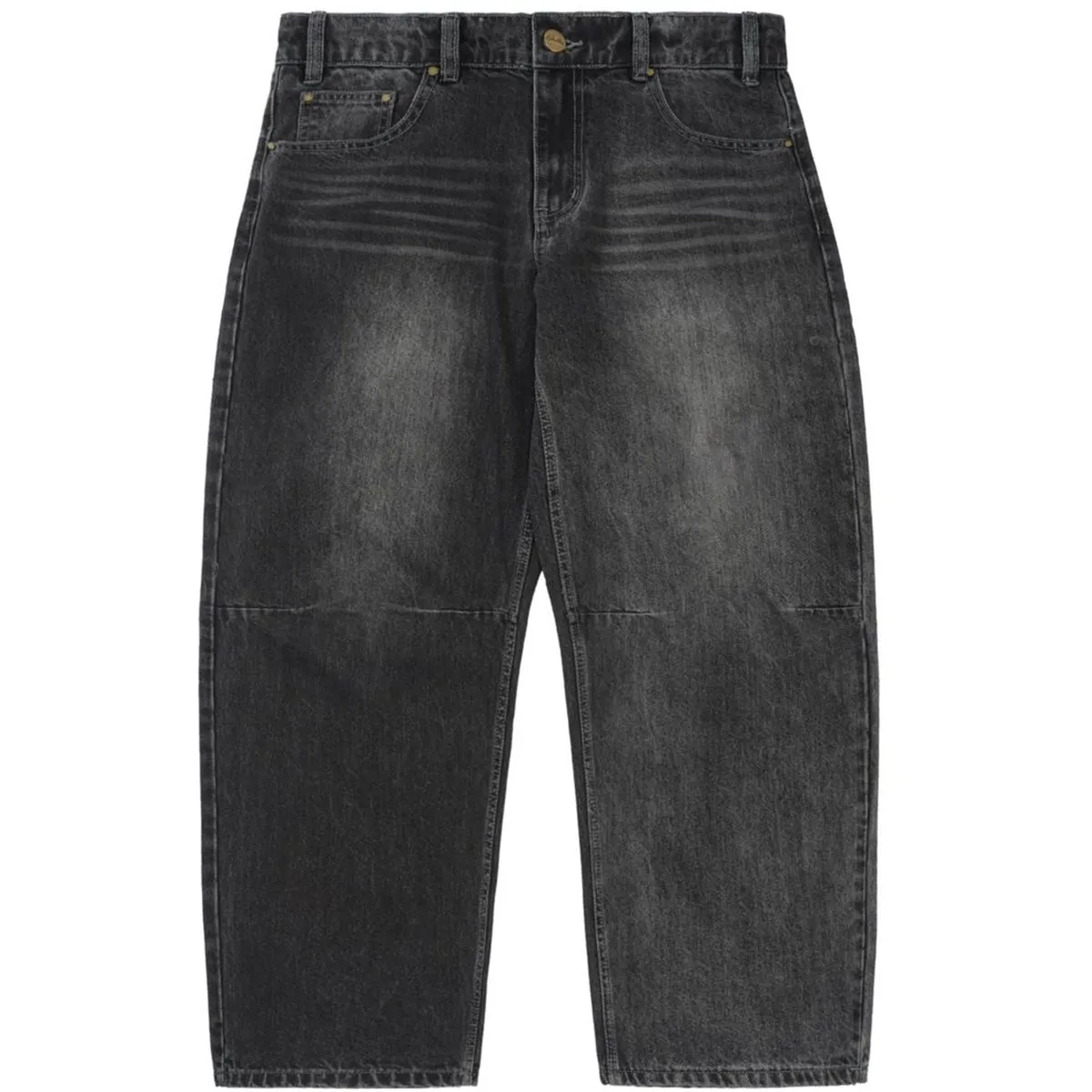 Butter Goods - Wide Cut Denim Jeans Washed Black