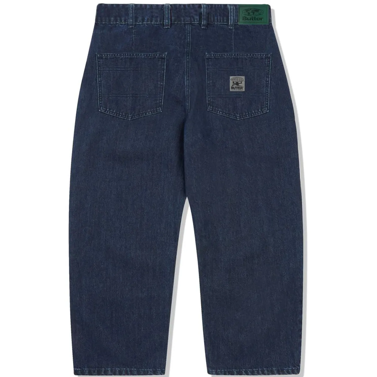 Butter Goods - Wide Cut Denim Jeans Washed Slub Blue