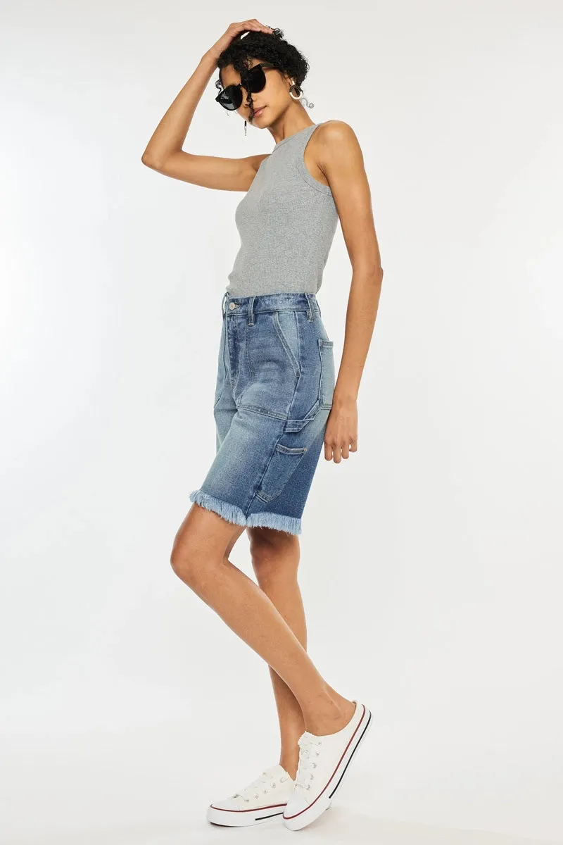 Callie KanCan Denim Bermuda Boxy-Stretch