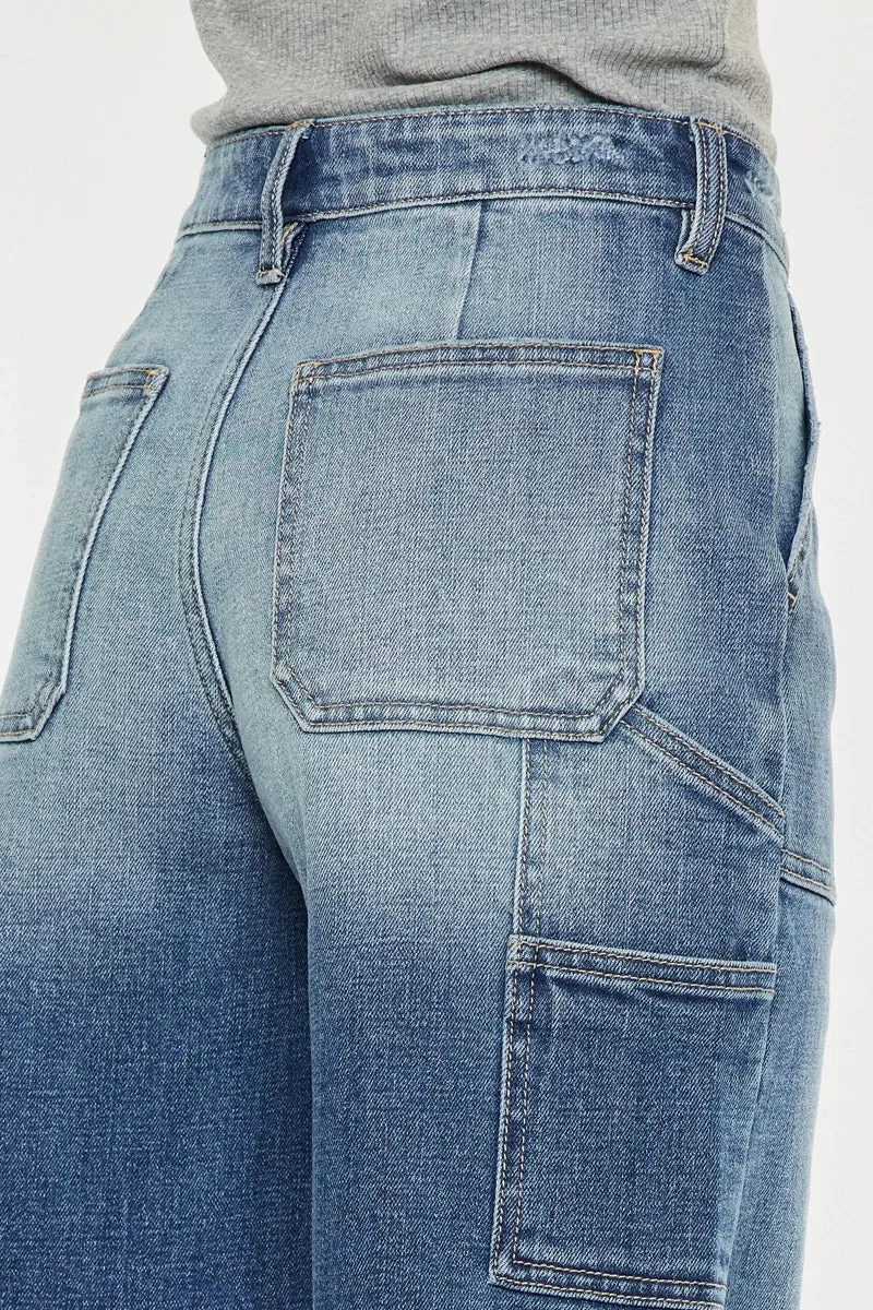 Callie KanCan Denim Bermuda Boxy-Stretch