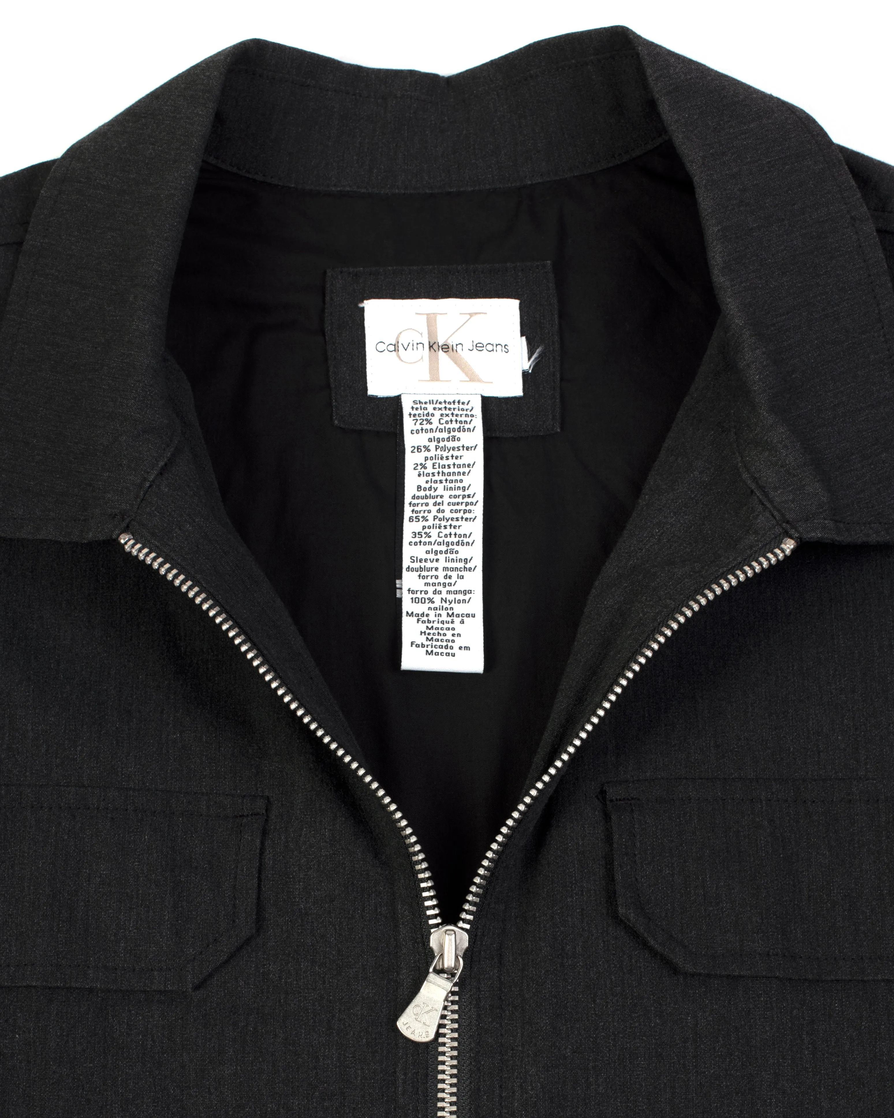 Calvin Klein Jeans Twill Zip Jacket