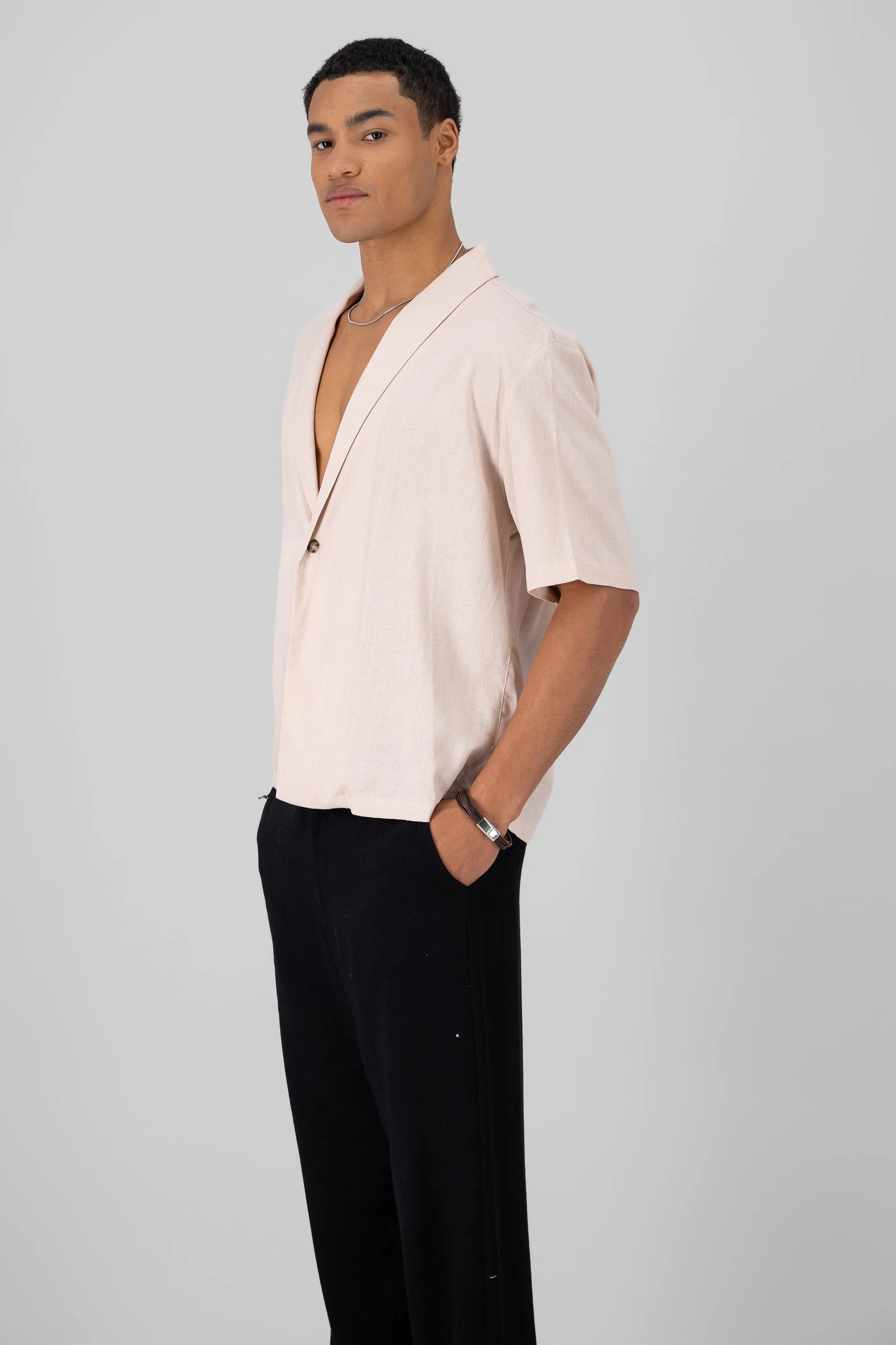 Camisa blazer oversized