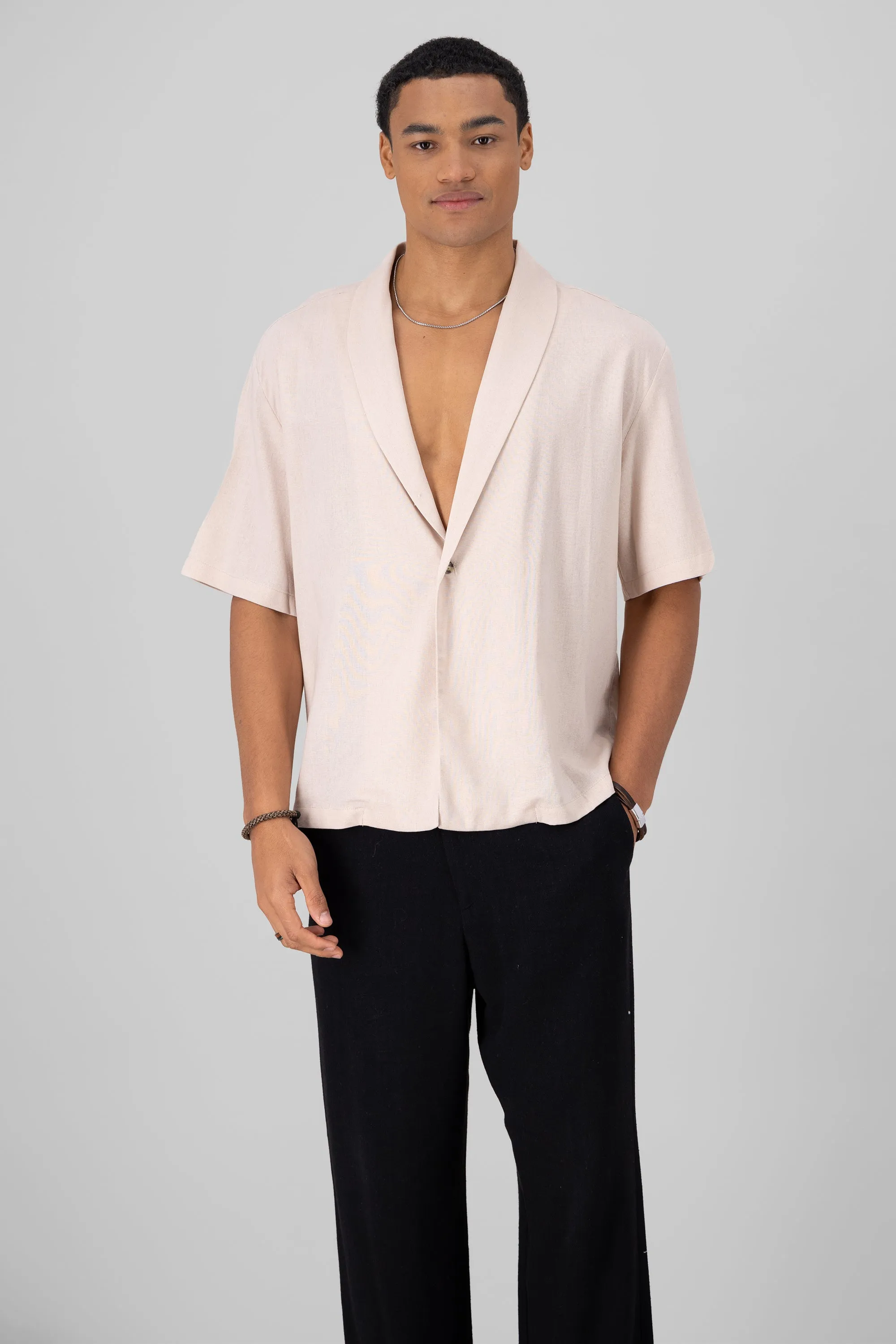 Camisa blazer oversized