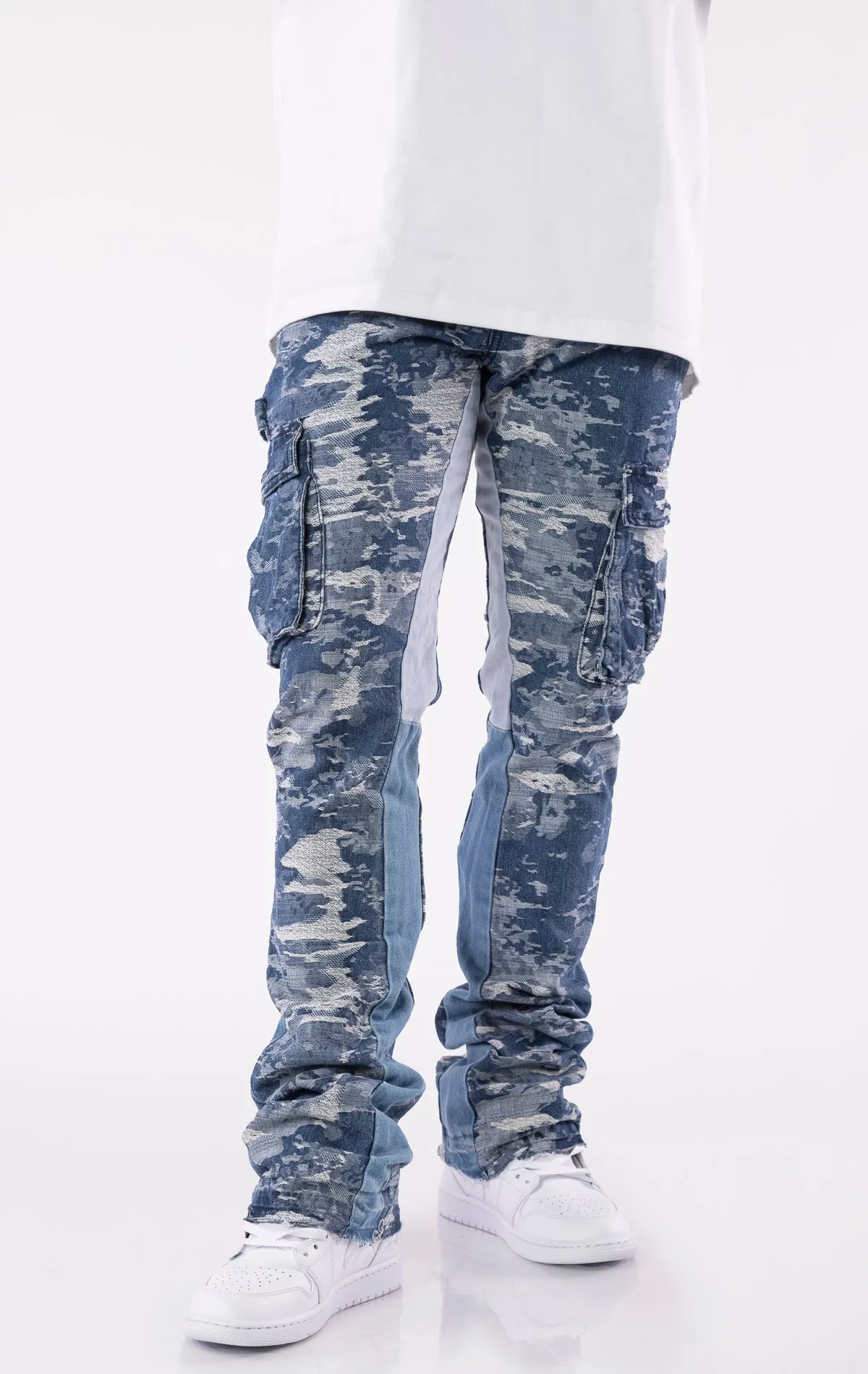 Camo Stacked Jeans