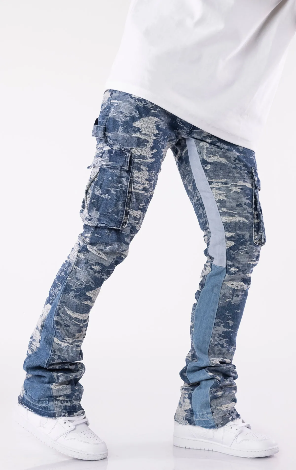 Camo Stacked Jeans