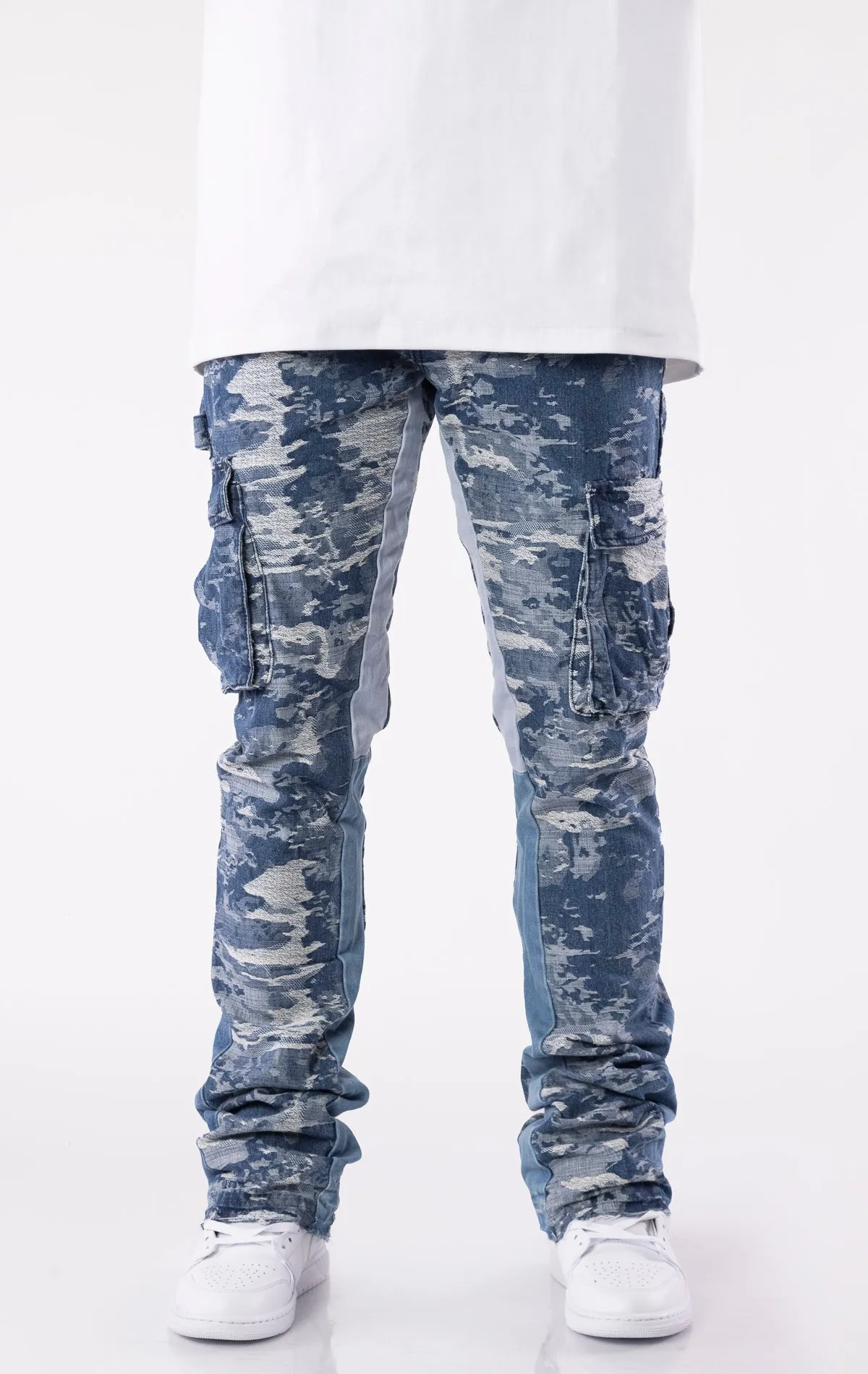 Camo Stacked Jeans
