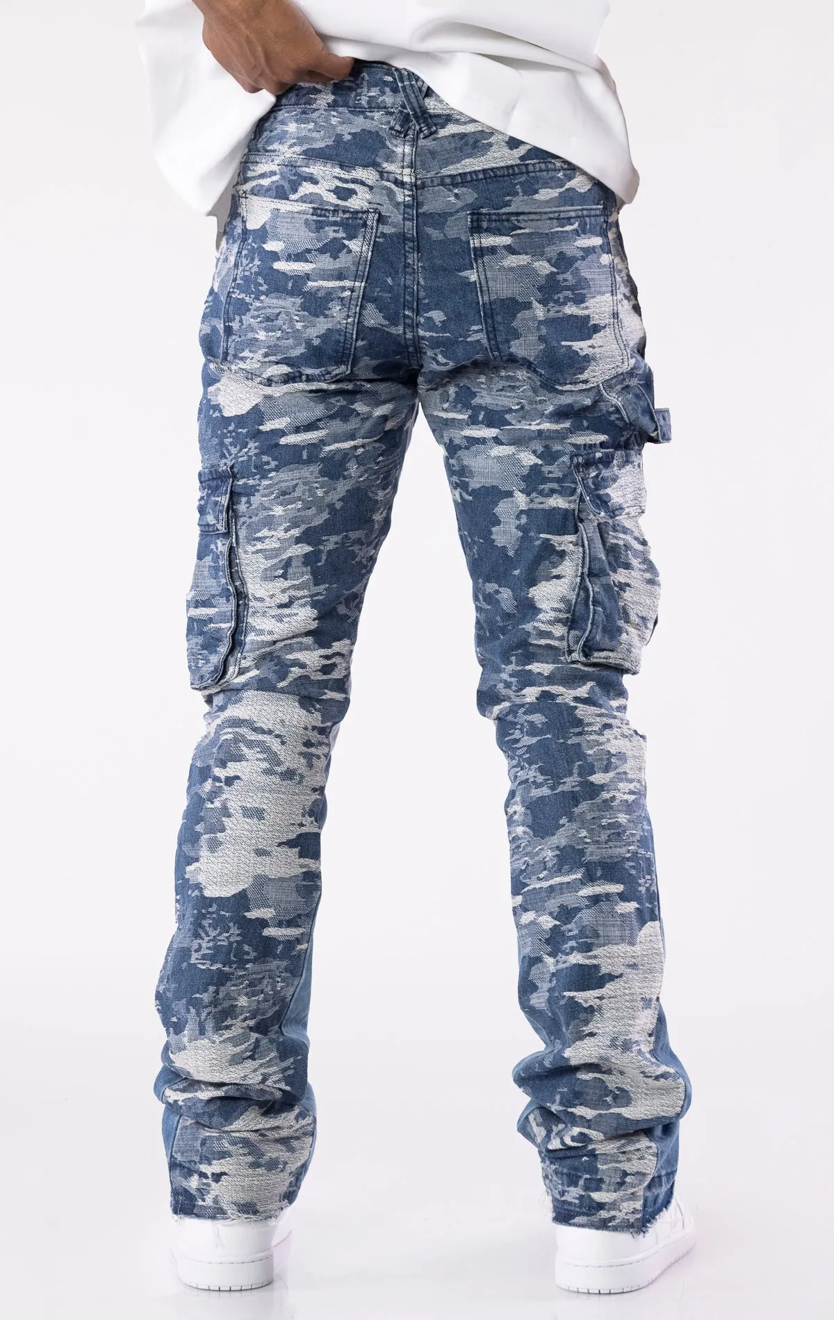 Camo Stacked Jeans