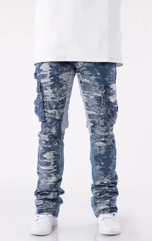 Camo Stacked Jeans