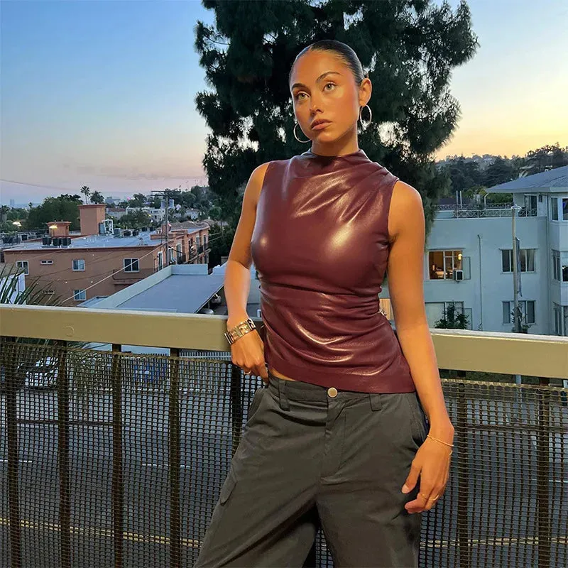 CARA | BURGUNDY TOP