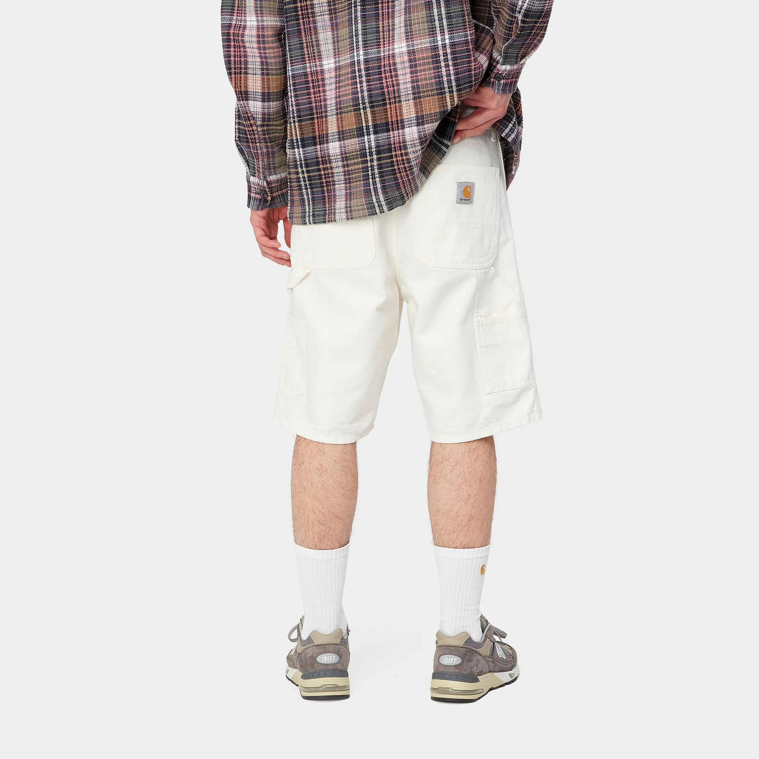 Carhartt WIP Single Knee Short Wax Stone Washed