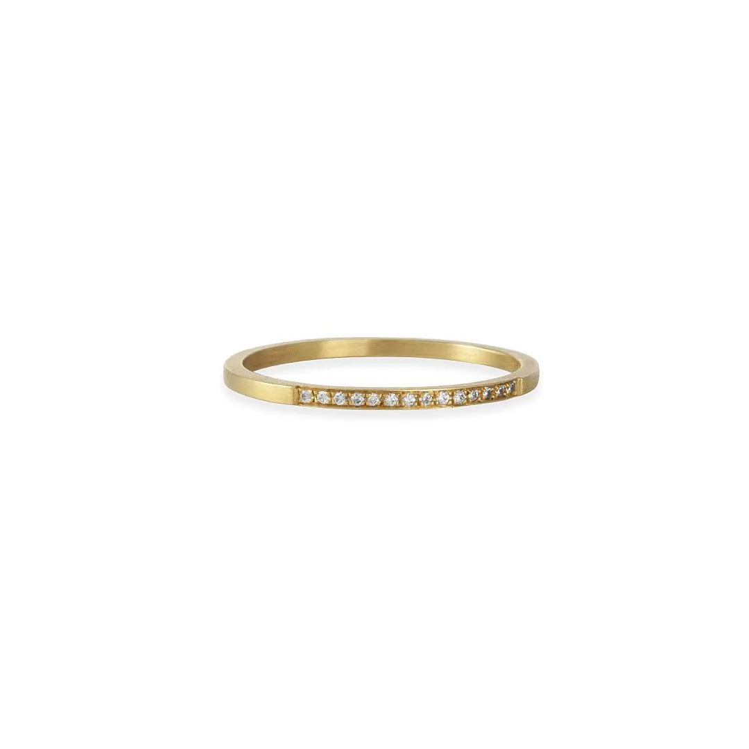 Carla Caruso - Diamond Pavé Edgy Band