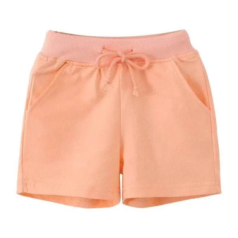 Cartoon Animals Print Kids Shorts