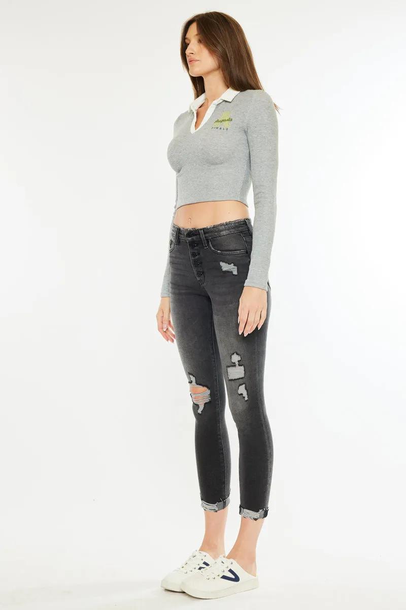 Cassidy High Rise Ankle Skinny Jeans