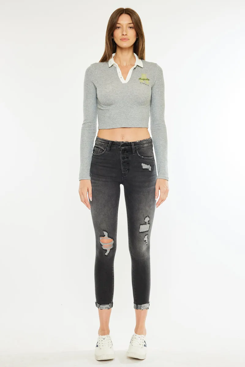 Cassidy High Rise Ankle Skinny Jeans