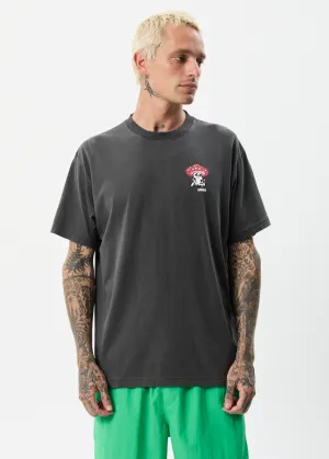 Caught In The Wild - Recycled Regular Graphic T-Shirt - Stone Black