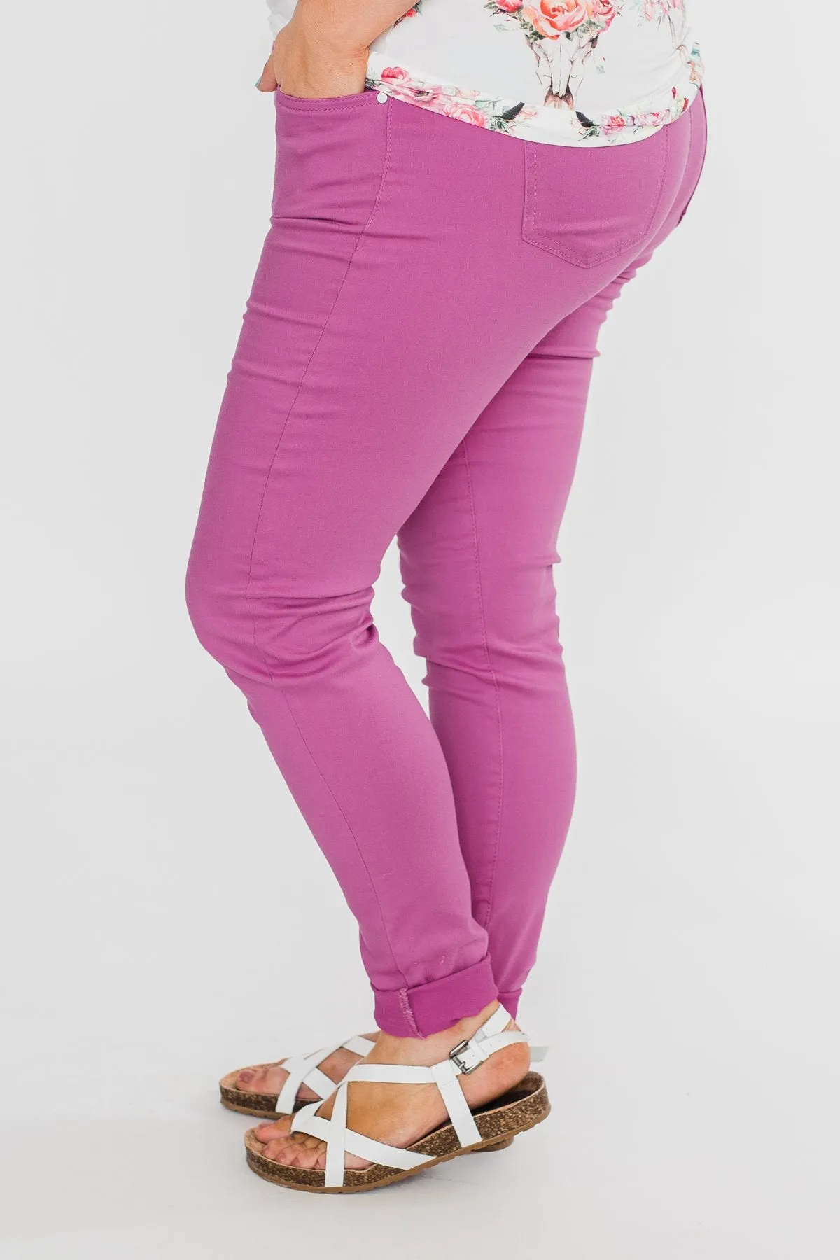 Celebrity Pink Skinny Jeans- Orchid