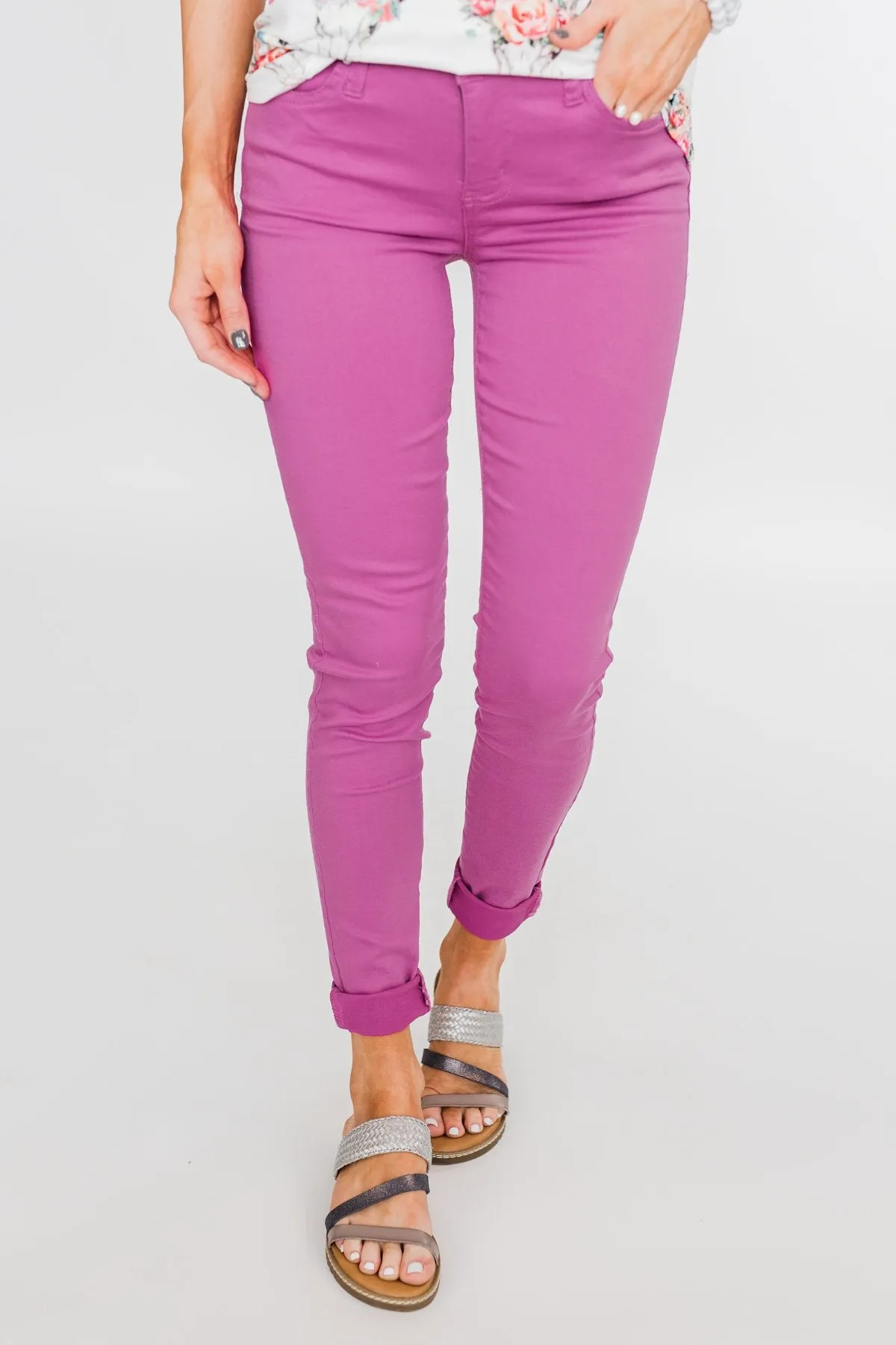 Celebrity Pink Skinny Jeans- Orchid