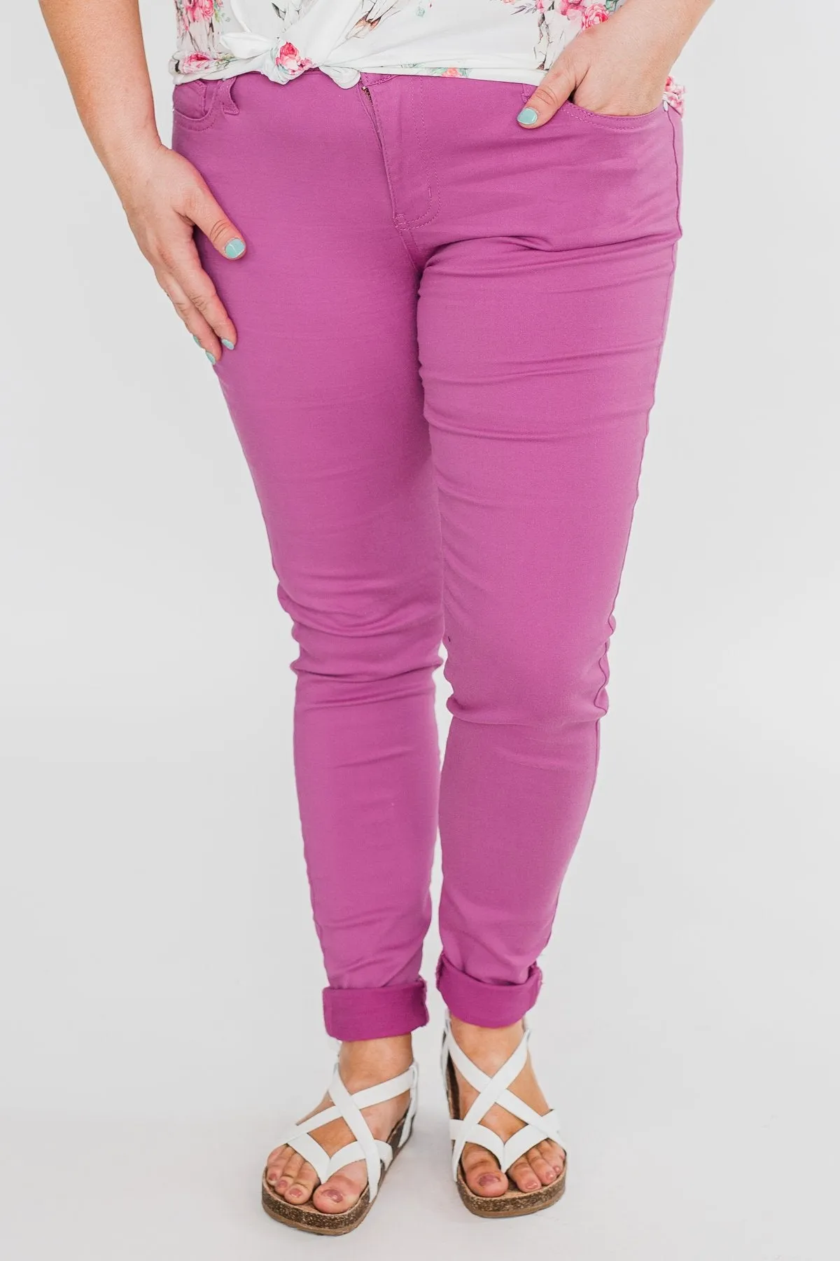 Celebrity Pink Skinny Jeans- Orchid