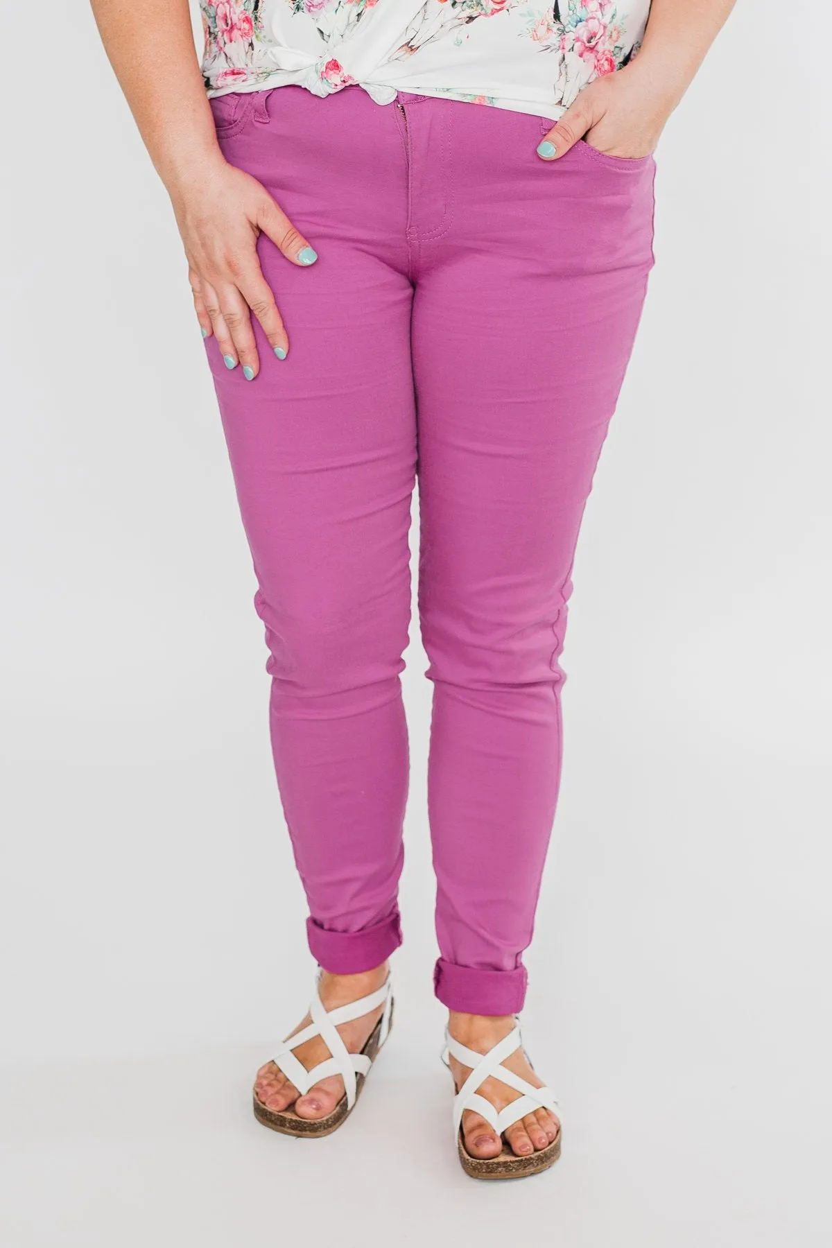 Celebrity Pink Skinny Jeans- Orchid