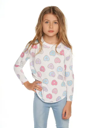 Chaser Heart Donuts L/S Shirttail Tee