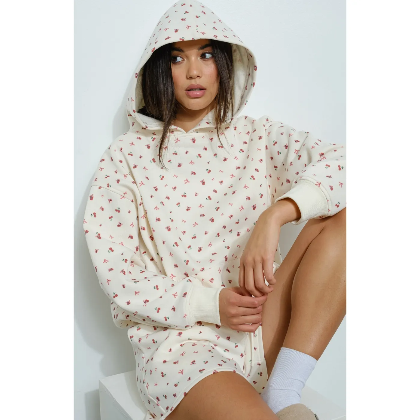 Cherry & Bows Cozy Hoodie