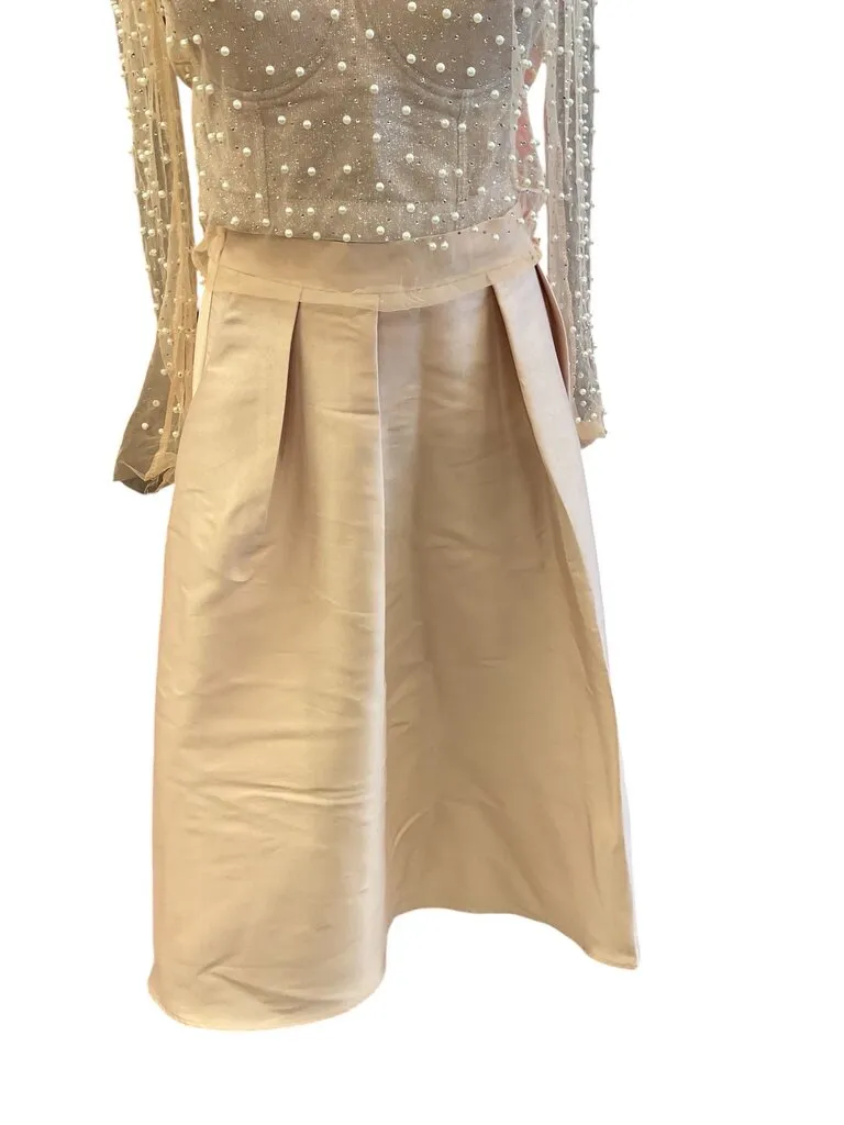 Chic Wish Blush Skirt (Small)