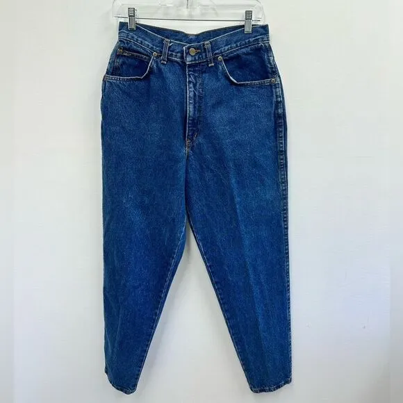 Chic Vintage 80's Medium Wash High Rise Mom Jeans Size 6/8 (tag size 14)