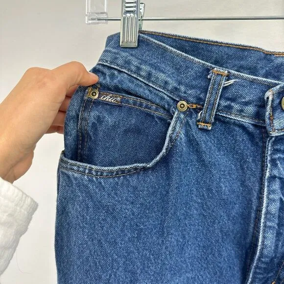 Chic Vintage 80's Medium Wash High Rise Mom Jeans Size 6/8 (tag size 14)