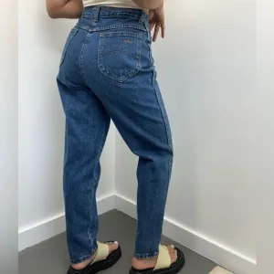 Chic Vintage 80's Medium Wash High Rise Mom Jeans Size 6/8 (tag size 14)