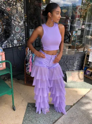Chiffon Street Dreams Jeans Lavender