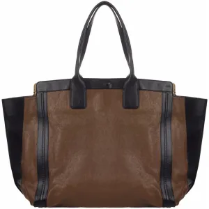 Chloé large leather tote bag
