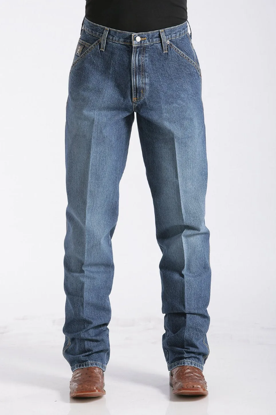 Cinch Mens Loose Fit Blue Label Jeans - Carpenter - 34" Leg - MB90434002