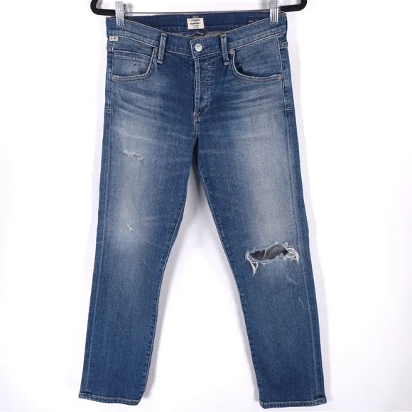 CITIZENS OF HUMANITY Premium Vintage Elsa MidRise Slim Fit Crop Jeans Size 26