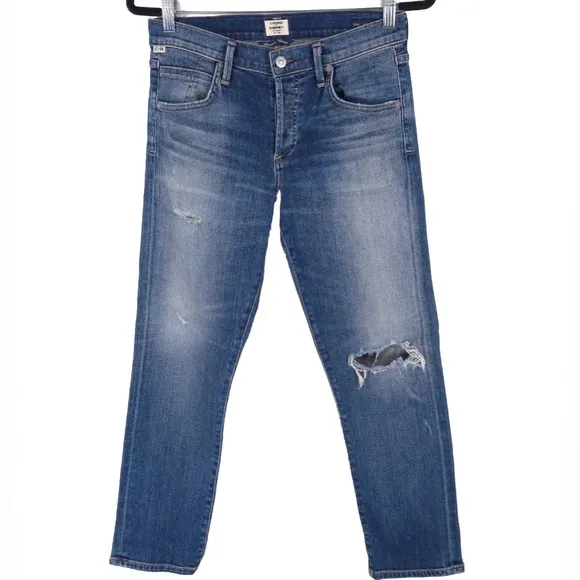 CITIZENS OF HUMANITY Premium Vintage Elsa MidRise Slim Fit Crop Jeans Size 26