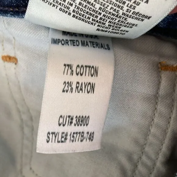 Citizens of Humanity Premium Vintage Liya High Rise Classic Fit Crop Jeans Sz 28