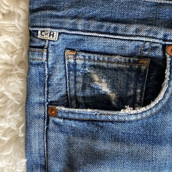 Citizens of Humanity Premium Vintage Liya High Rise Classic Fit Crop Jeans Sz 28