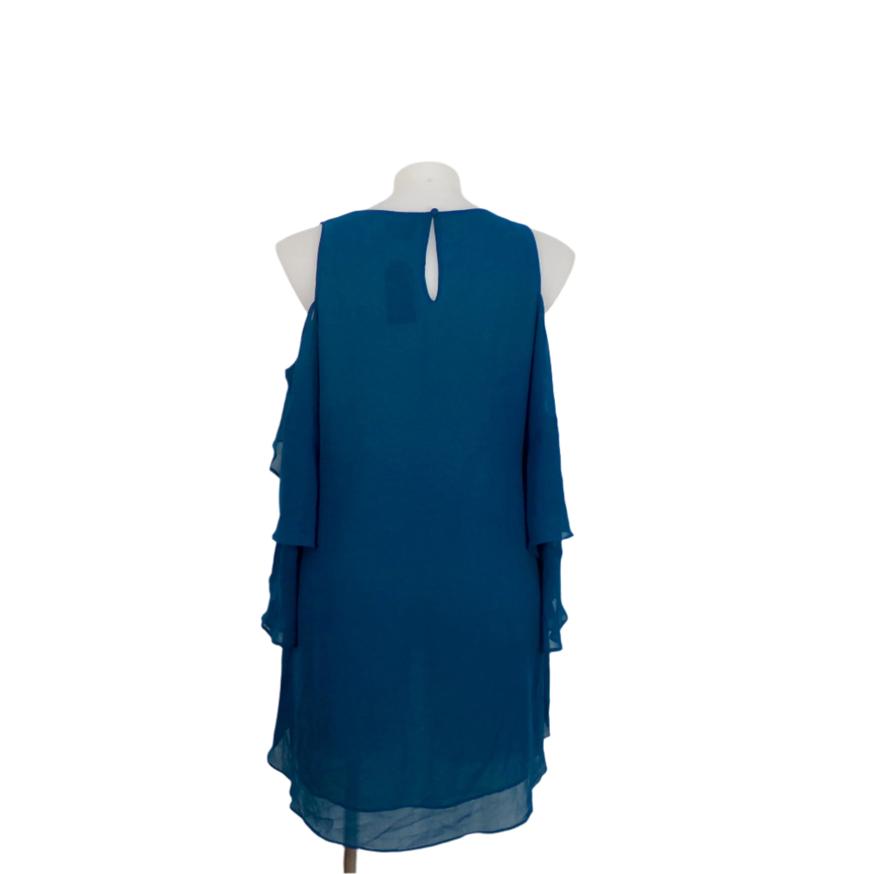 City Chic Deep V-Neck Hi-Lo Top Size 14