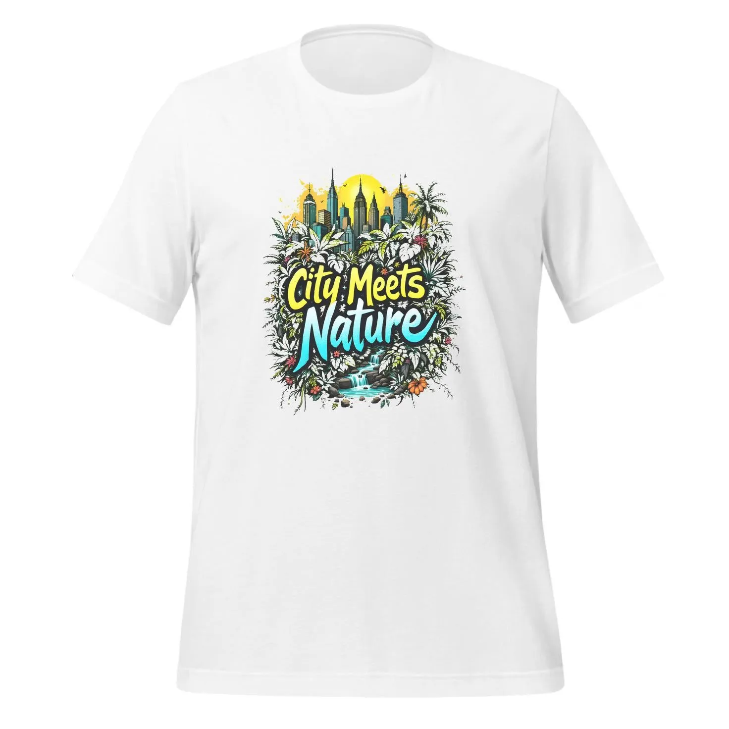 City Meets Nature Urban Jungle Fusion | Classic T-Shirt (Unisex)