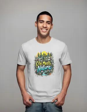 City Meets Nature Urban Jungle Fusion | Classic T-Shirt (Unisex)