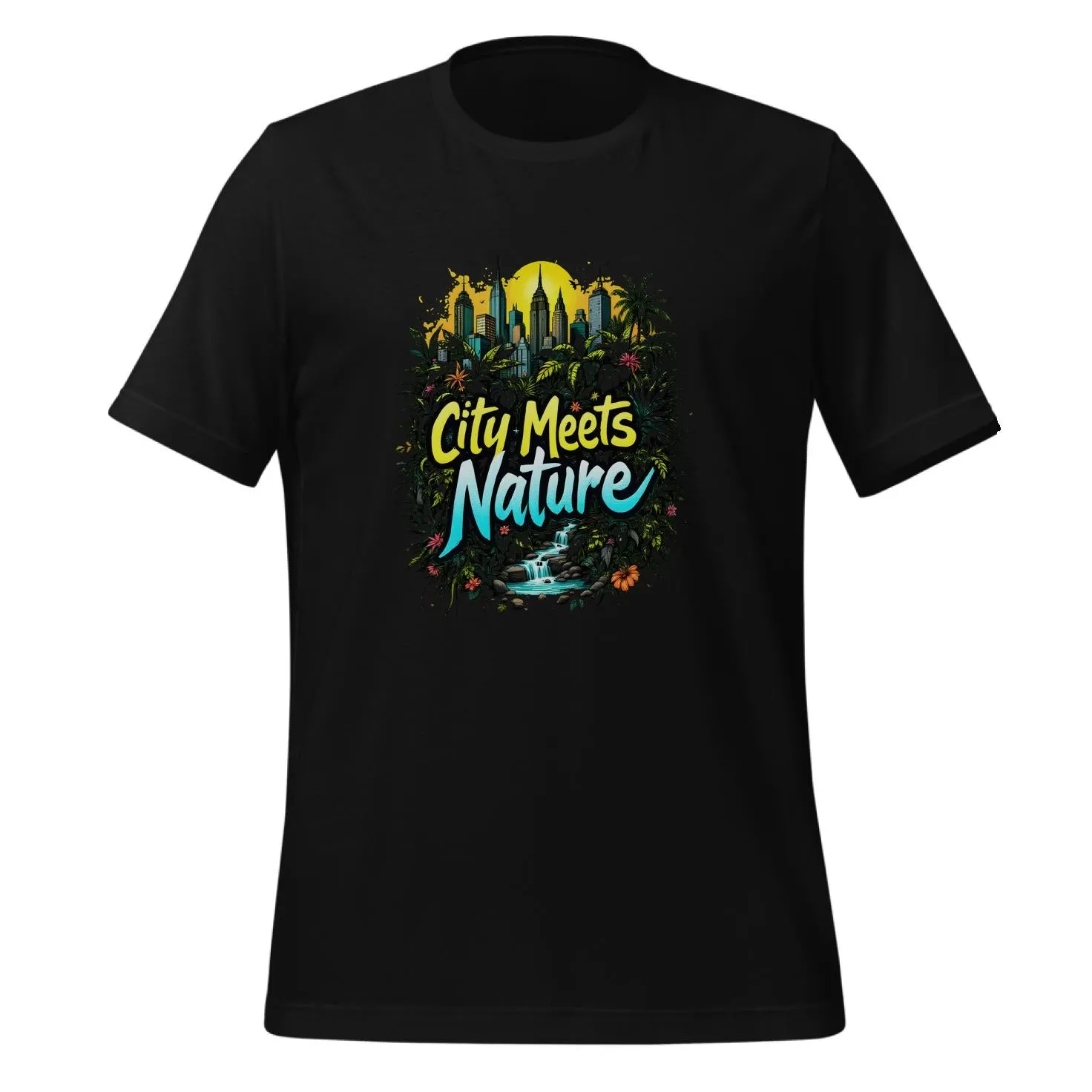 City Meets Nature Urban Jungle Fusion | Classic T-Shirt (Unisex)
