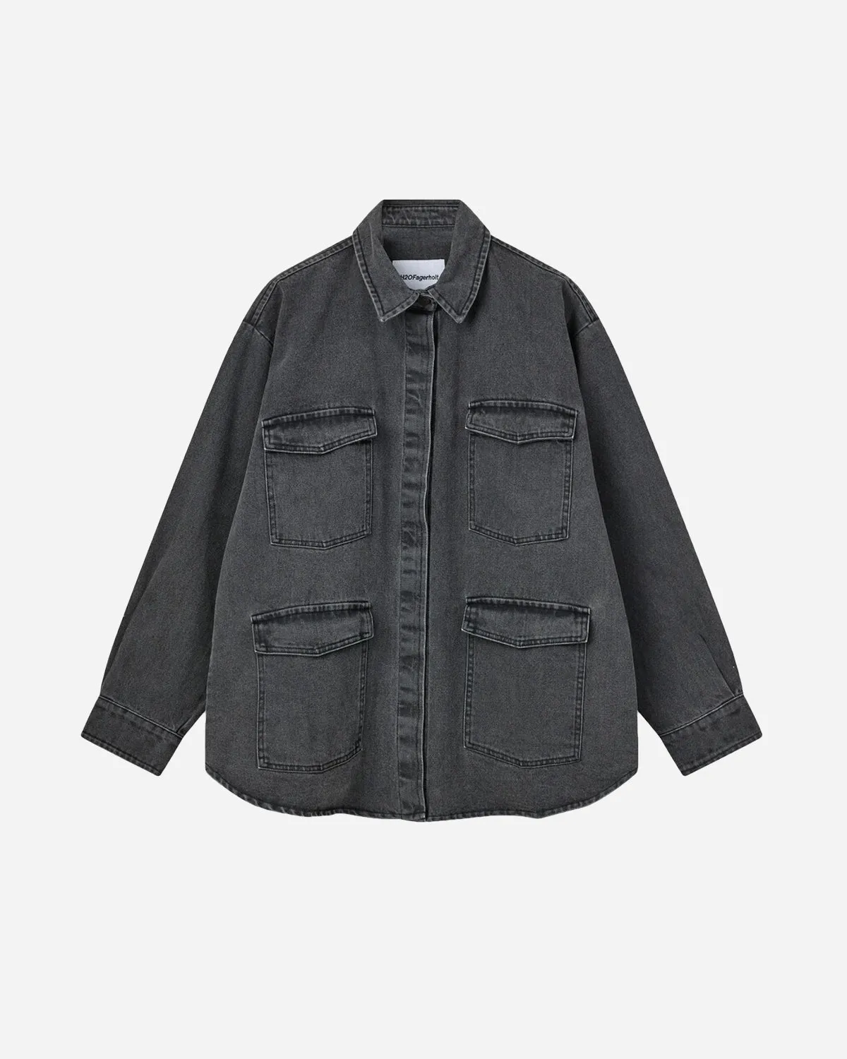 Classic Jeans Shirt - Washed Black