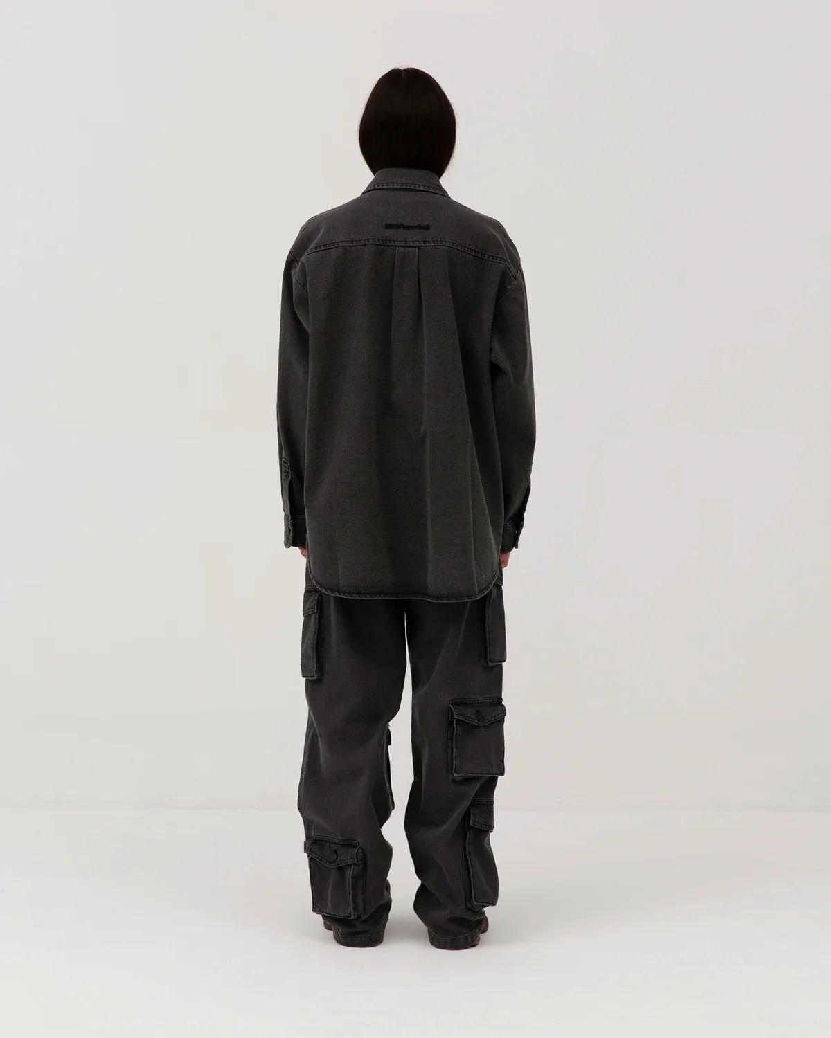 Classic Jeans Shirt - Washed Black