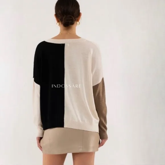 💥🔥CLEARANCE SALE⚡️🌟The Essential Color Block Pullover Sweater